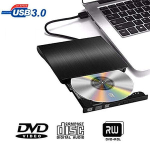 Planet Gates USB 3.0 DVD-RW External Optical Drive Slim CD ROM Disk Reader DVD RW Burner CD Writer for Desktop PC Laptop Tablet DVD Player