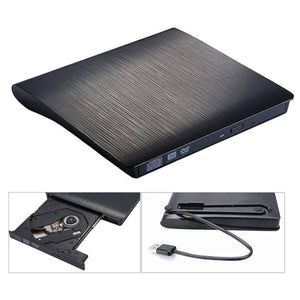 Planet Gates USB 3.0 DVD-RW External Optical Drive Slim CD ROM Disk Reader DVD RW Burner CD Writer for Desktop PC Laptop Tablet DVD Player