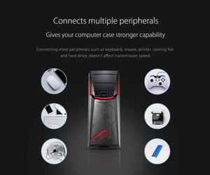 Planet Gates USB 3.0 PCI-E Expansion Card 5 Ports Hub Adapter External Controller Express Card with 4-pin Power Connector Cord