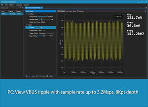 Planet Gates USB 3.1 Power Meter Tester Digital Multimeter Current Tester Voltage Detector Lua interpreter integrated DC 26V 6A AVHzY CT3