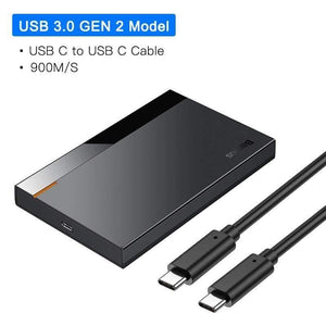 Baseus HDD Case 2.5 SATA to USB 3.0 Adapter Hard Disk Case HDD Enclosure for SSD Case Type C 3.1 HDD Box HD External HDD Caddy