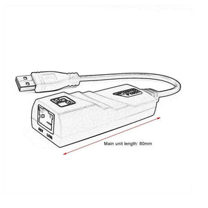 Planet Gates USB Ethernet Adapter Network Card USB 3.0 to RJ45 Lan Gigabit Internet for Computer