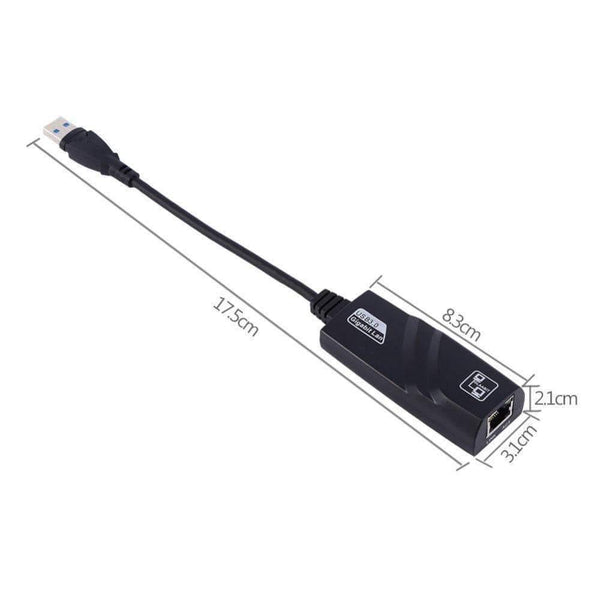 Planet Gates USB Ethernet Adapter Network Card USB 3.0 to RJ45 Lan Gigabit Internet for Computer