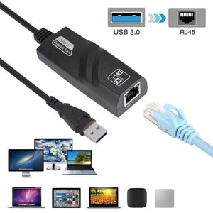 Planet Gates USB Ethernet Adapter Network Card USB 3.0 to RJ45 Lan Gigabit Internet for Computer