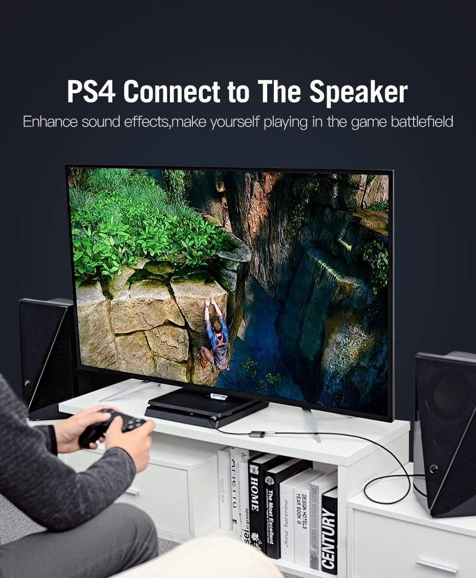 Planet Gates USB External Sound Card USB to 3.5mm Audio Adapter USB to Earphone Microphone for Macbook Computer Laptop PS4 Sound Card