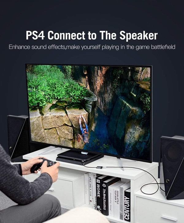 Planet Gates USB External Sound Card USB to 3.5mm Audio Adapter USB to Earphone Microphone for Macbook Computer Laptop PS4 Sound Card