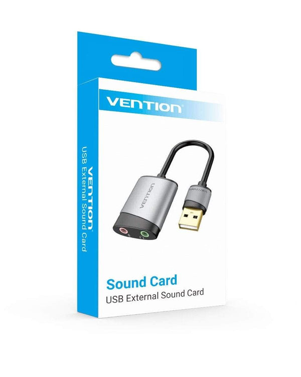 Planet Gates USB External Sound Card USB to 3.5mm Audio Adapter USB to Earphone Microphone for Macbook Computer Laptop PS4 Sound Card