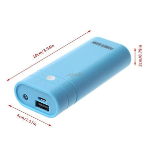 Planet Gates USB Power Bank 2x 18650 Battery Charger Box Shell Case DIY Kit For Phone Z07 Drop ship