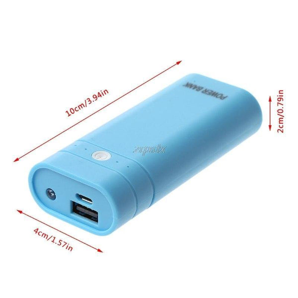 Planet Gates USB Power Bank 2x 18650 Battery Charger Box Shell Case DIY Kit For Phone Z07 Drop ship