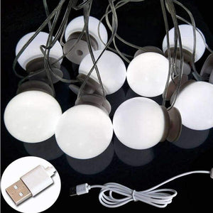 Planet Gates USB Powered Hollywood LED Mirror Light Makeup 5V Light Studio Bathroom Mirror Fill Light LED Bulb Cosmetic Dressing Table Lamp