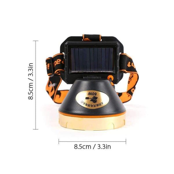Planet Gates USB Solar Rechargeable LED Headlamp Flashlight Headlight 3 Modes Outdoor Solar Licht Koplamp Emergency Power Bank Head Light