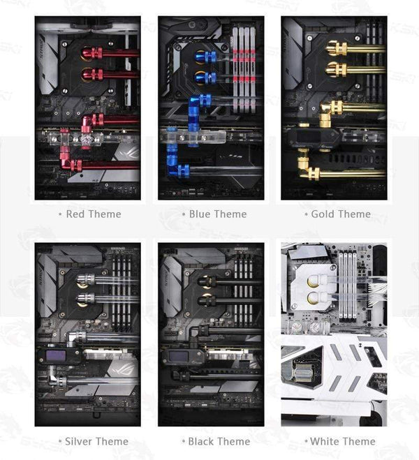 Planet Gates Use for Inside Diameter 10mm + Outside Diameter 16mm Pipes 3/8''ID + 5/8"OD Soft Tube Fitting Hand Connector Fitting G1/4