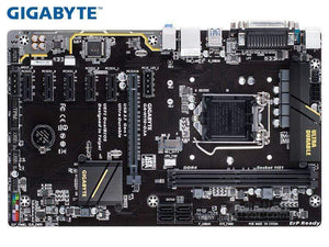 Planet Gates Used original motherboard  for GIGABYTE H110-D3A  LGA 1151 DDR4 GA-H110-D3A 32GB desktop 6PCIE Mining Motherboard