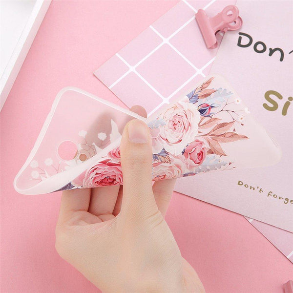 Planet Gates USLION 3D Flower Phone Case For Xiaomi POCOPHONE F1 8 8 SE 6 6X Mix 2 Redmi 6 6 Pro 4X 5A 4 5 Plus Note 4 5 4X 5A Soft TPU Cover