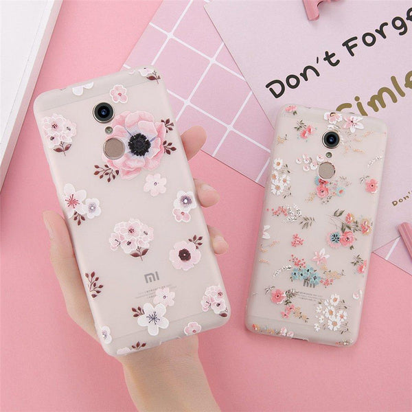 Planet Gates USLION 3D Flower Phone Case For Xiaomi POCOPHONE F1 8 8 SE 6 6X Mix 2 Redmi 6 6 Pro 4X 5A 4 5 Plus Note 4 5 4X 5A Soft TPU Cover