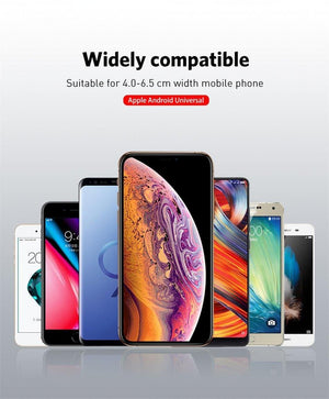 Planet Gates USLION Car Holder Qi Wireless Charger For iPhone 7 8 XS MAX XR 10W Fast Wireless Charging Car Phone Holder For Samsung Note 9 S9