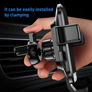 Planet Gates USLION Car Holder Qi Wireless Charger For iPhone 7 8 XS MAX XR 10W Fast Wireless Charging Car Phone Holder For Samsung Note 9 S9