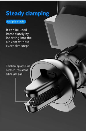 Planet Gates USLION Car Holder Qi Wireless Charger For iPhone 7 8 XS MAX XR 10W Fast Wireless Charging Car Phone Holder For Samsung Note 9 S9