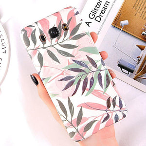 Planet Gates USLION Case for Samsung Galaxy A8 A6 A7 A5 A3 J7 J5 J3 J2 Prime Flower Phone Cover Cases For Samsung Note 9 8 S9 S8 Plus S7 Edge