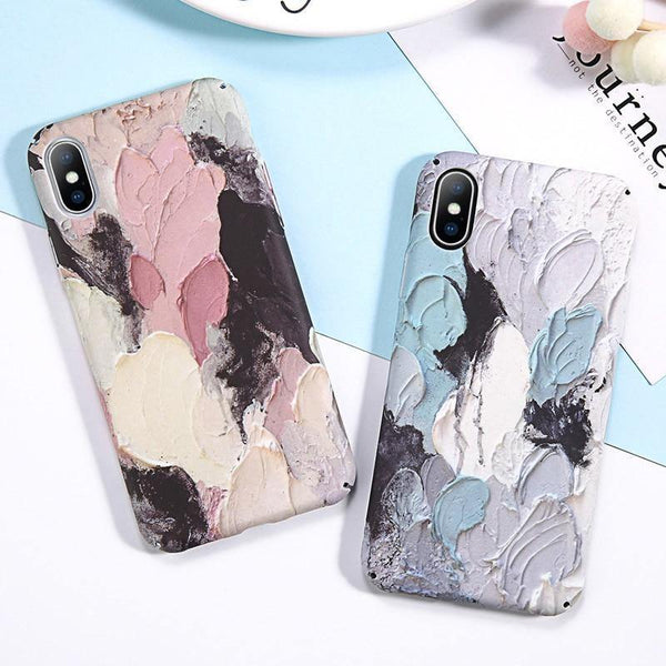 Planet Gates USLION Luminous Phone Case For iPhone 7 XR XS Max 3D Dye Graffiti Cases For iPhone 6 6s 7 8 Plus X Hard Cover PC Fundas Coque