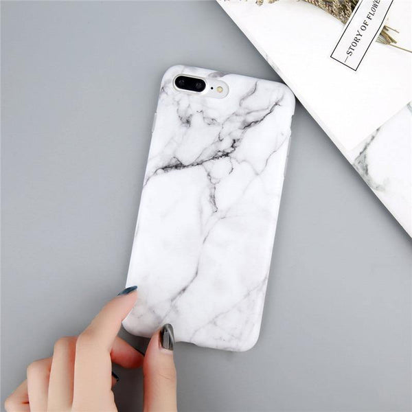 Planet Gates USLION Marble Case For iPhone 7 6 Silicone Case For iPhone X Glossy Stone Image Phone Back Cover For iPhone 8 7 6S Plus TPU Case