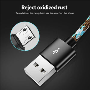 Planet Gates USLION Micro USB Cable 2.1A for Xiaomi Redmi Note 5 Pro Charger Data Cable for Samsung S7 Andriod Microusb Mobile Phone Cables