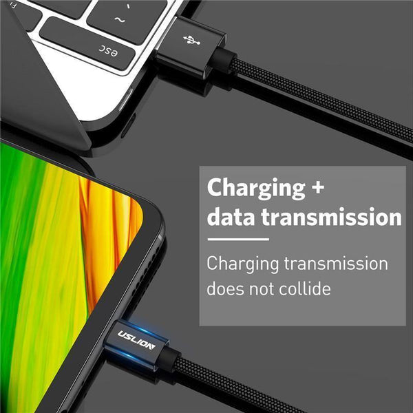 Planet Gates USLION Micro USB Cable 2A Fast Charge USB Data Cable for Samsung Huawei Xiaomi LG Andriod Microusb Mobile Phone Charger Cables
