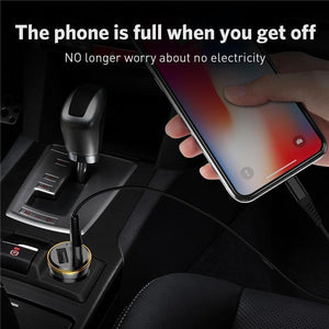 Planet Gates USLION Mini Dual USB Car Charger for Phone 2 Port USB Fast Car-Charger for iPhone 7 XR XS MAX Car Phone Charger Adapter in Car