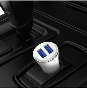 Planet Gates USLION Mini Dual USB Car Charger for Phone 2 Port USB Fast Car-Charger for iPhone 7 XR XS MAX Car Phone Charger Adapter in Car