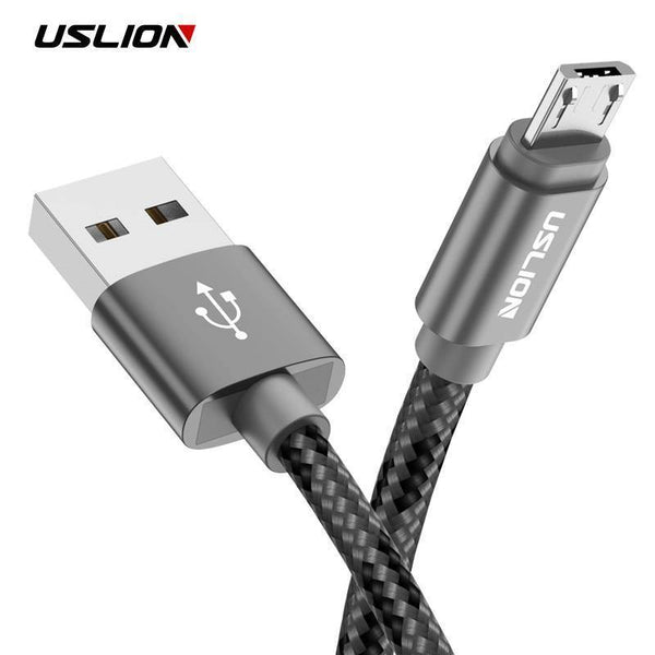 Planet Gates USLION USB Cable for Samsung Xiaomi for SONY Huawei Tablet Android Micro USB Phone Charging Cord Data Fast Charger Cable Adapter