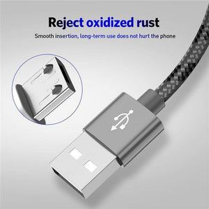 Planet Gates USLION USB Cable for Samsung Xiaomi for SONY Huawei Tablet Android Micro USB Phone Charging Cord Data Fast Charger Cable Adapter
