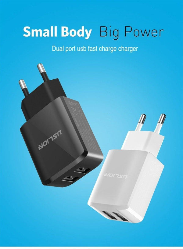 Planet Gates USLION USB Charger 5V2A EU Plug Travel Charge for iPhone Samsung Xiaomi Tablet Universal Wall Adapter Smart Mobile Phone Charger
