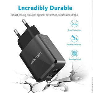 Planet Gates USLION USB Charger 5V2A EU Plug Travel Charge for iPhone Samsung Xiaomi Tablet Universal Wall Adapter Smart Mobile Phone Charger