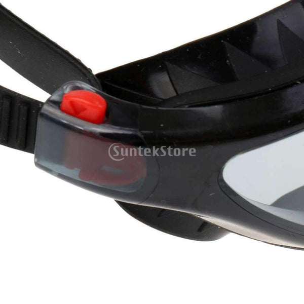 Planet Gates UV Protection Anti-fog Silicone Swimming Goggles & Durable Flexible Elastic Swim Cap - Black