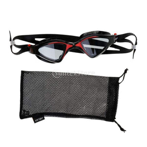 Planet Gates UV Protection Anti-fog Silicone Swimming Goggles & Durable Flexible Elastic Swim Cap - Black