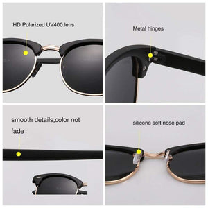 Planet Gates UV400  Polarized Sunglasses men women Classic cool retro Sun glasses Coating  man Driving Shades fashion male oculos