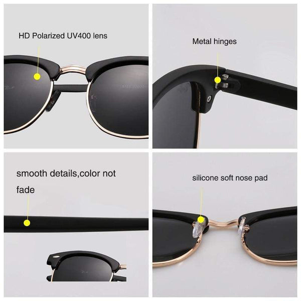 Planet Gates UV400  Polarized Sunglasses men women Classic cool retro Sun glasses Coating  man Driving Shades fashion male oculos