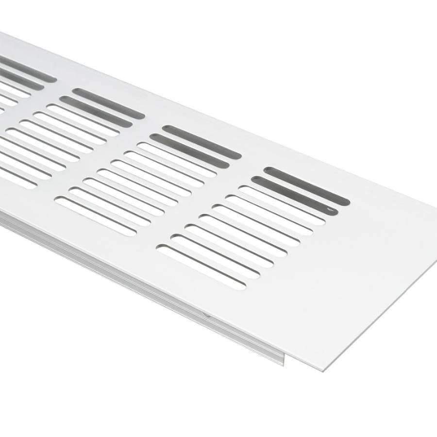 Planet Gates UXCELL High Quality 2Pack 400mmx80mm Aluminum Alloy Air Vent Ventilator Louvered Grille Cover Ventilation For Closet