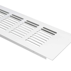 Planet Gates UXCELL High Quality 2Pack 400mmx80mm Aluminum Alloy Air Vent Ventilator Louvered Grille Cover Ventilation For Closet