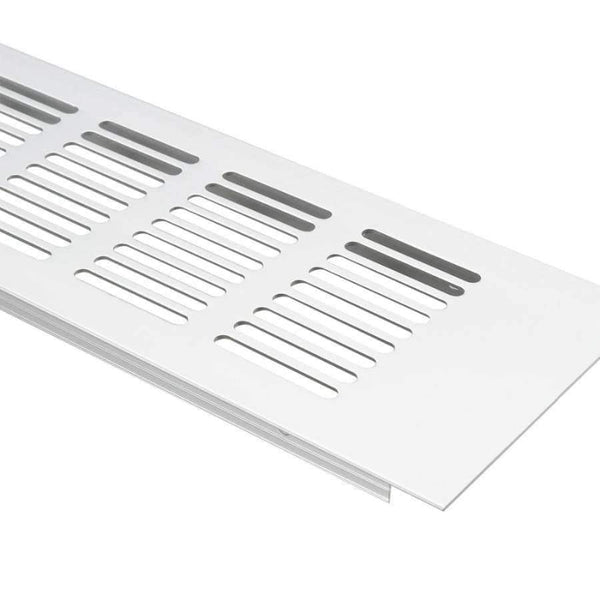 Planet Gates UXCELL High Quality 2Pack 400mmx80mm Aluminum Alloy Air Vent Ventilator Louvered Grille Cover Ventilation For Closet