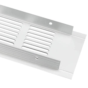 Planet Gates UXCELL High Quality 2Pack 400mmx80mm Aluminum Alloy Air Vent Ventilator Louvered Grille Cover Ventilation For Closet