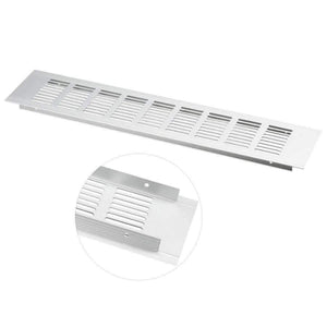 Planet Gates UXCELL High Quality 2Pack 400mmx80mm Aluminum Alloy Air Vent Ventilator Louvered Grille Cover Ventilation For Closet