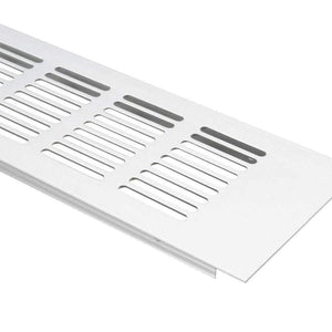 Planet Gates UXCELL High Quality 2Pack 400mmx80mm Aluminum Alloy Air Vent Ventilator Louvered Grille Cover Ventilation For Closet