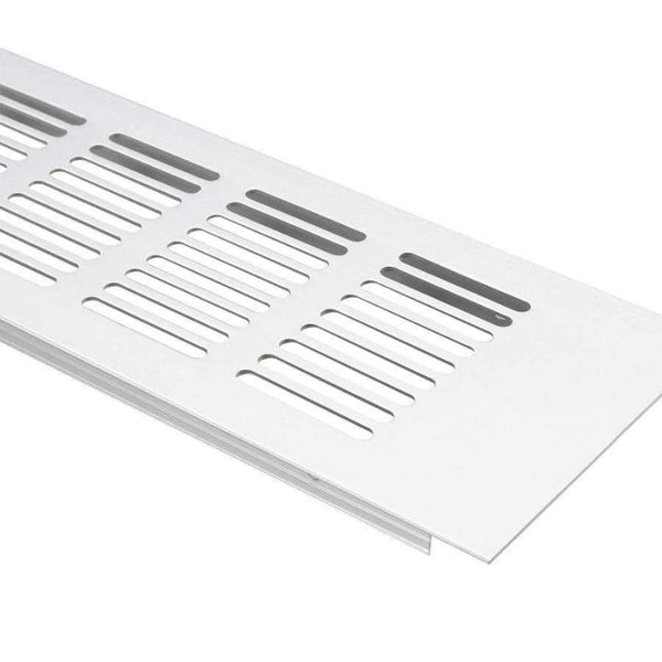 Planet Gates UXCELL High Quality 2Pack 400mmx80mm Aluminum Alloy Air Vent Ventilator Louvered Grille Cover Ventilation For Closet