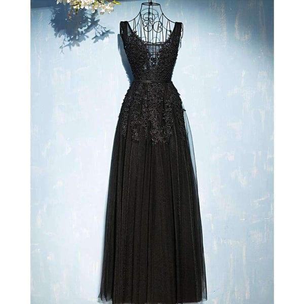 Planet Gates V-neck Evening Dress Robe De Soiree 2018 High Quality Grey Tulle With Applique Evening Dresses Real Photo Vestido De Festa