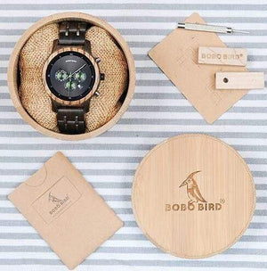 Planet Gates V-P18-1bamboobox Watch Women relogio feminino Date Display Wristwatches Clock Stop Functional saat V-P18