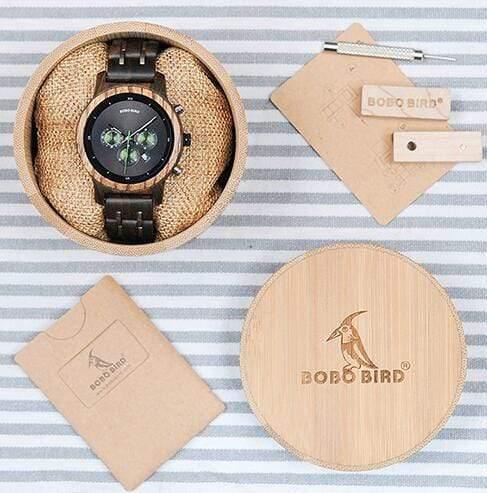 Planet Gates V-P18-1bamboobox Watch Women relogio feminino Date Display Wristwatches Clock Stop Functional saat V-P18