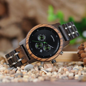 Planet Gates V-P18-1bamboobox Watch Women relogio feminino Date Display Wristwatches Clock Stop Functional saat V-P18