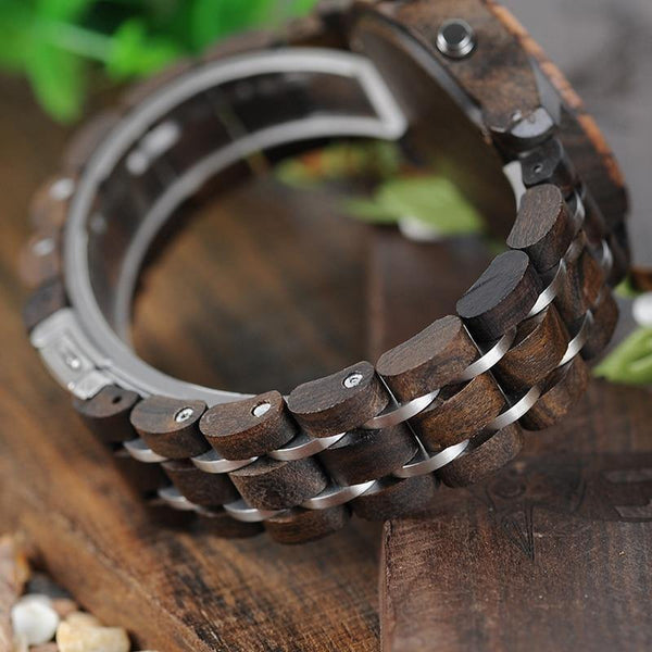 Planet Gates V-P18-1bamboobox Watch Women relogio feminino Date Display Wristwatches Clock Stop Functional saat V-P18