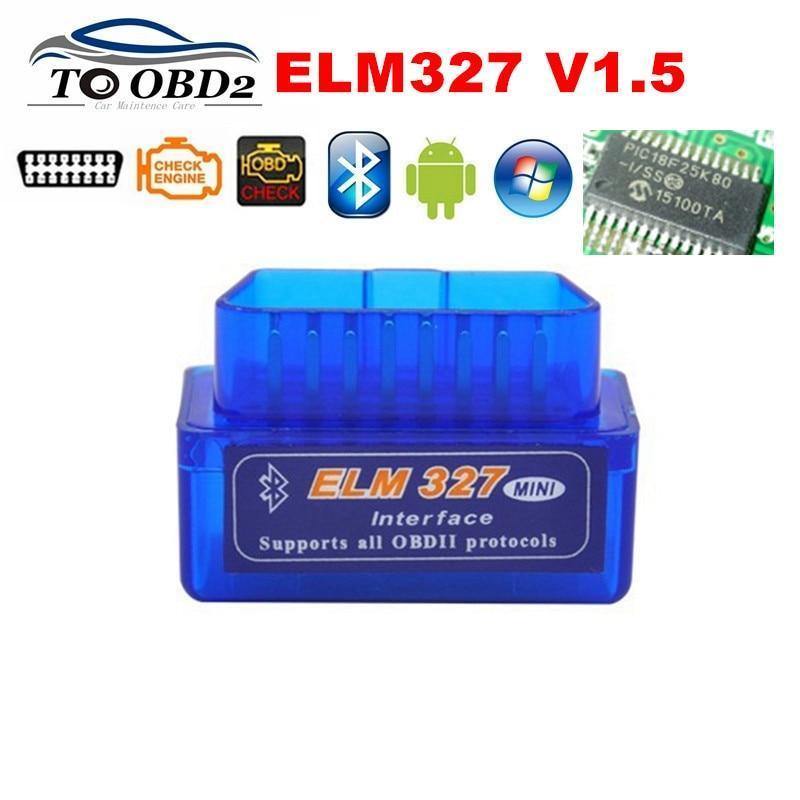 Planet Gates V1.5 PIC18F25K80 ELM327 Bluetooth V1.5 OBD2 Car Diagnostic Tool ELM 327 V1.5 Work On Android/Symbian